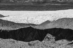 Geometric 2 (B&W, Greenland Ice Sheet, Western Terminal above Kangerlussuaq 2013)