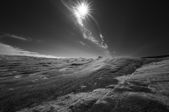 Black Ice Black Sky Black Sun (Greenland Ice Sheet, Western Terminal above Kangerlussuaq 2013)