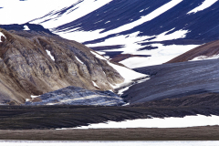 PermaFrost in PermaThaw 1, 2016(View Across Sorgfjorden, Svalbard (from the Site of the Swedish-Russian Length of Meridien Expedition of 1899)
